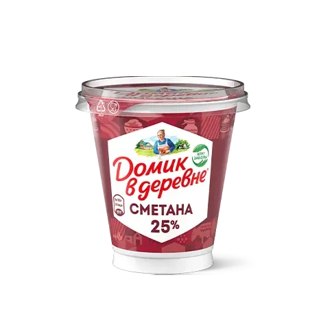 Сметана 25% / 300 г
