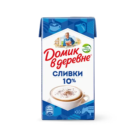 Сливки 10% / 950 г