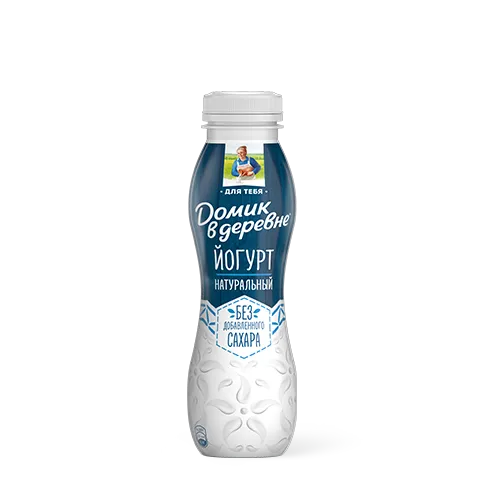 Купить натуральный йогурт без сахара 1,8% / 260 г Домик в деревне из ...