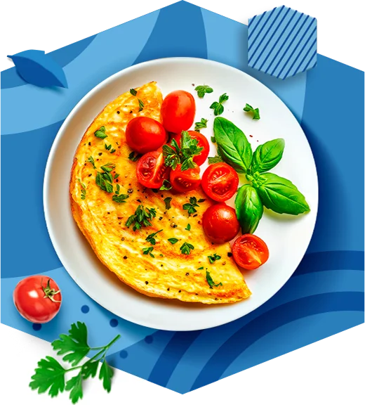 Омлет с&nbsp;томатами