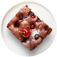 Творожные брауни с&nbsp;вишней