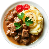 Бефстроганов из&nbsp;говядины