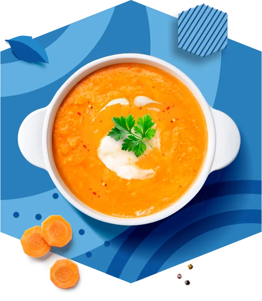 Сливочный суп-пюре из&nbsp;чечевицы