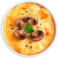 Жюльен с&nbsp;курицей и&nbsp;грибами