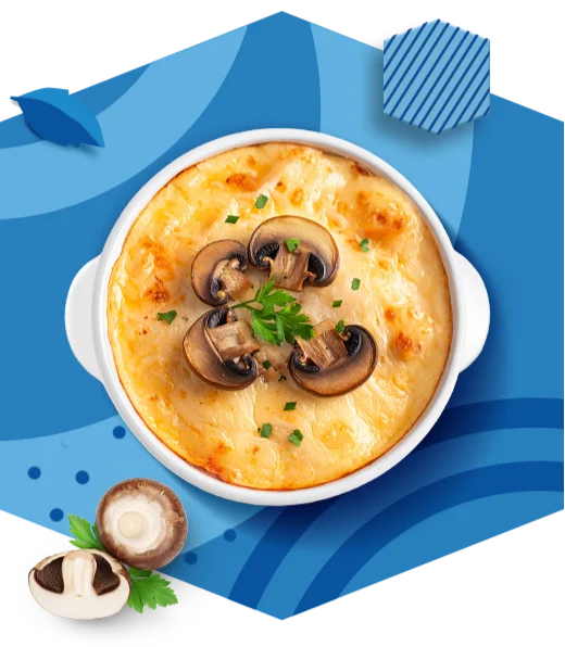 Жюльен с&nbsp;курицей и&nbsp;грибами